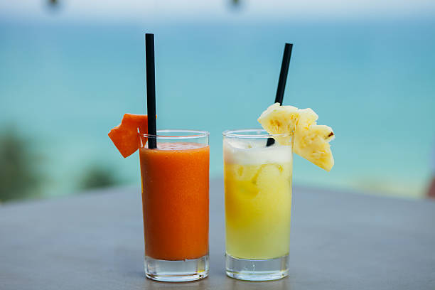 istock pineapple cocktail and watermelon cocktail 637145110