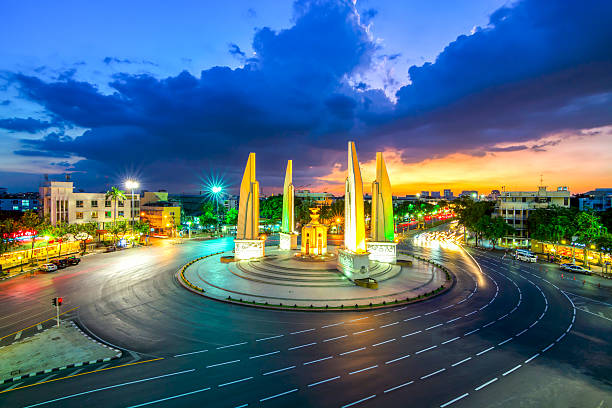 istock The Democracy Monument at twilight time at Bangkok,Thailand 637145746