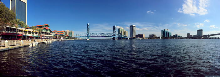 A Panorama of Jacksonville and the St. Johns River