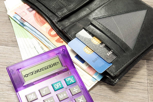 istock Calculators and account management fees 637148338