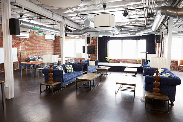 istock Interior Of Modern Design Office With No People 637153948