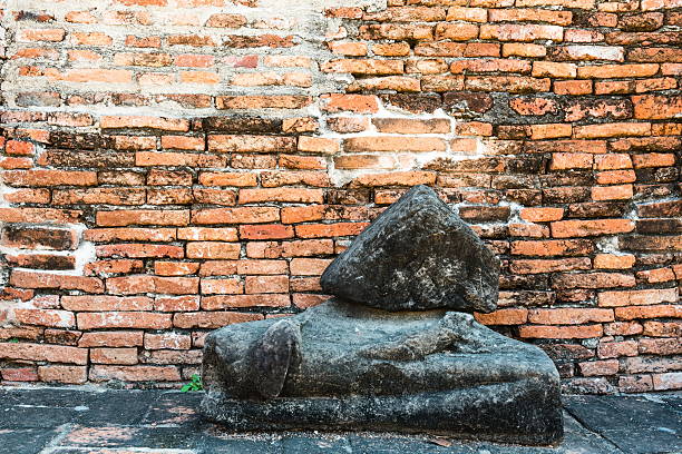 istock Broken buddha statue, taken outdooor in afternoon 637166246