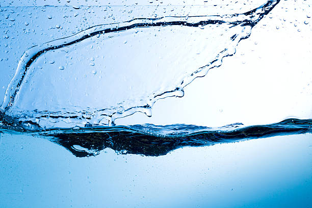 istock Water, drops, sprays, splashes, stream, flow, abstraction, minim 637166810