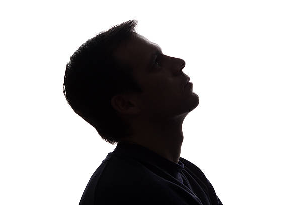 istock Portrait of a young man, side view 637166918