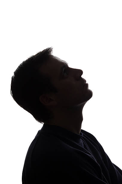 istock Portrait of a young man, side view 637166964