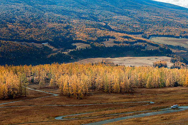 istock Kanas Mountain View ,  Xinjiang, China 637167008