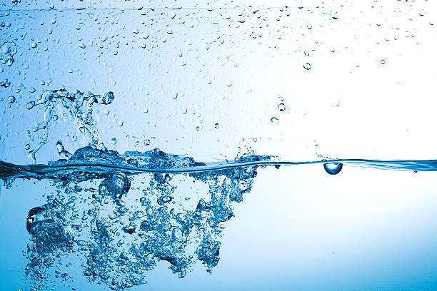 istock Water, drops, sprays, splashes, stream, flow, abstraction, minim 637167206