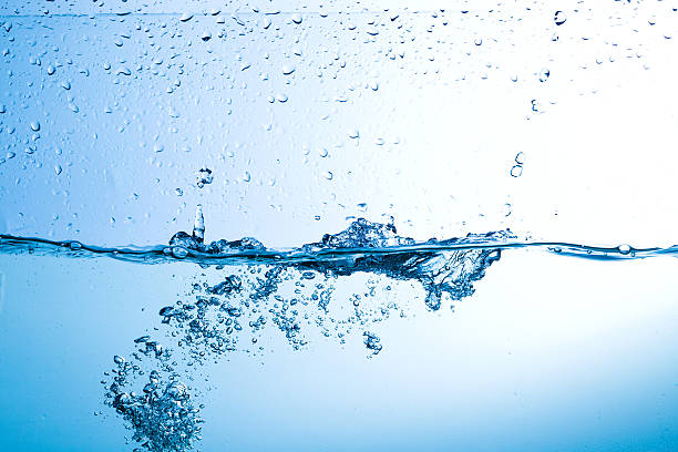 istock Water, drops, sprays, splashes, stream, flow, abstraction, minim 637167396