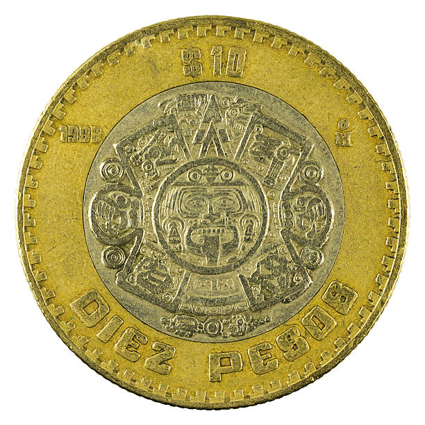 istock ten mexican peso coin (1998) isolated on white background 637169814
