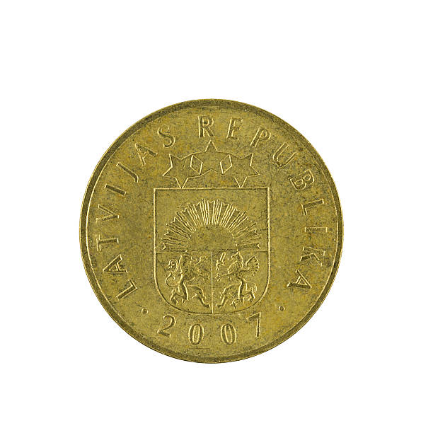 istock five latvian santimi coin (2007) isolated on white background 637172772