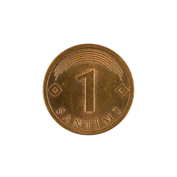 istock one latvian santims coin (2008) isolated on white background 637172918