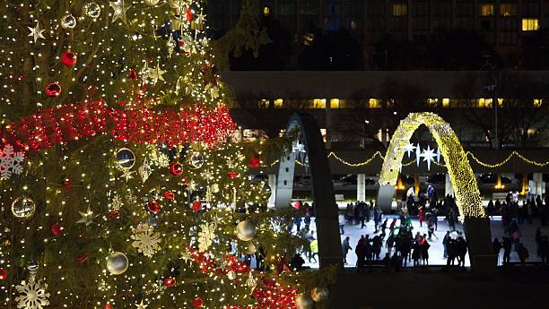istock View of Christmas tree at Nathan Phillips square 637176664