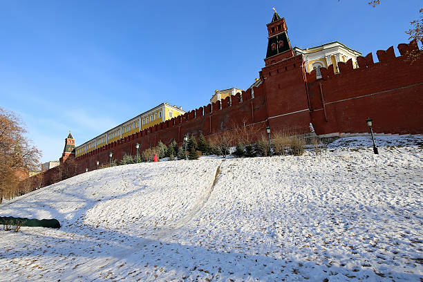 istock Moscow Kremlin on a sunny winter day, Russia 637177554