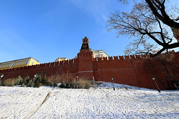 istock Moscow Kremlin on a sunny winter day, Russia 637177618
