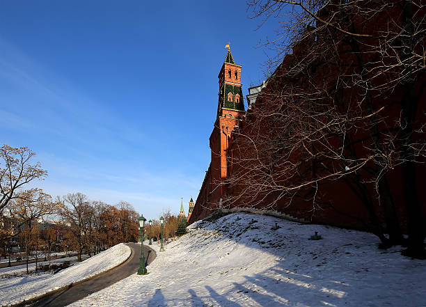 istock Moscow Kremlin on a sunny winter day, Russia 637177776