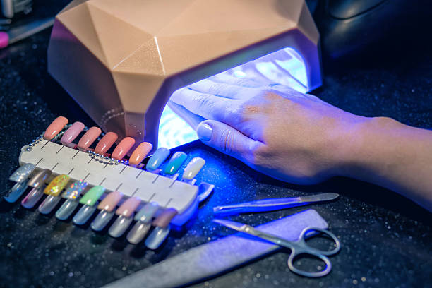 istock Manicure set in a beauty salon 637180150