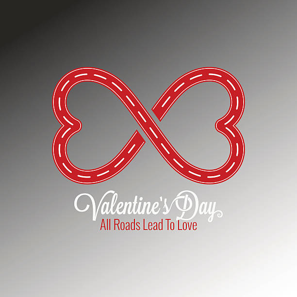 Valentines Day Concept Design Background vector art illustration