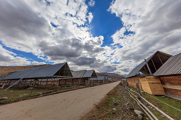 istock Kanas Hemu villiage, Xinjiang, China 637182452