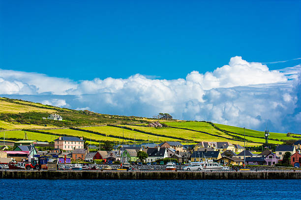 Harbor at the Coast of Dingle in Ireland Harbor at the Coast of Dingle in Ireland dingle bay stock pictures, royalty-free photos & images