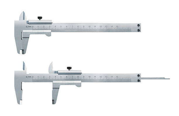 Vernier Caliper isolated on white background Vernier Caliper isolated on white background caliper photos stock pictures, royalty-free photos & images