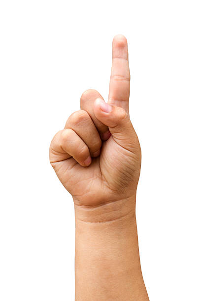 istock children hands show the number one 637190040