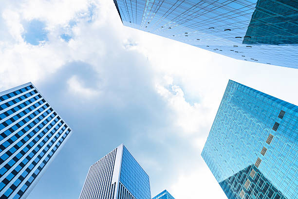 istock low angle view of skyscrapers 637191186