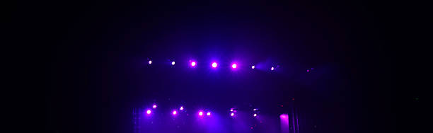 istock Defocused entertainment concert lighting on stage 637191268