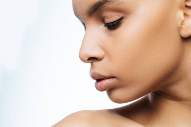 istock Graceful woman expressing her charm in the studio 637194732