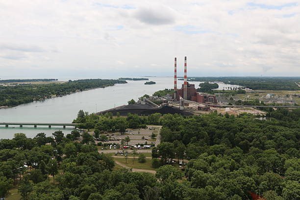 istock Air shot of Downriver 637195972
