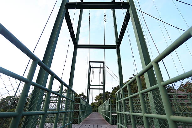istock Suspension bridge in Rayong, Thailand 637198724