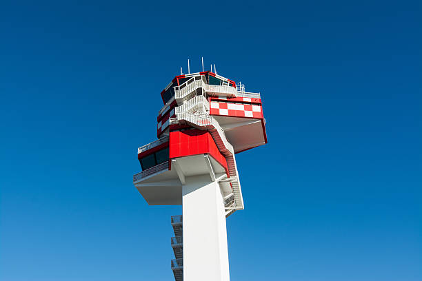 London, United Kingdom - May 8, 2011: Control Tower at Heathrow Airport in, London, United Kingdom. Heathrow Airport is the one of the busiest airports in European Union.