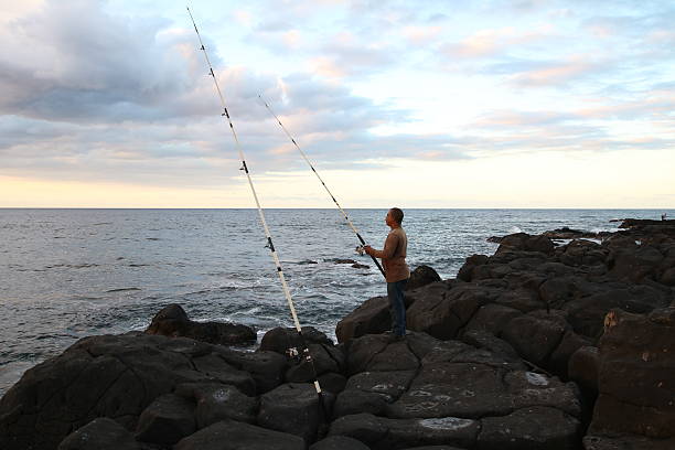 Isla Fuerte, Cordoba, Colombia, January 03, 2020: \nFisherman on the Caribbean coast