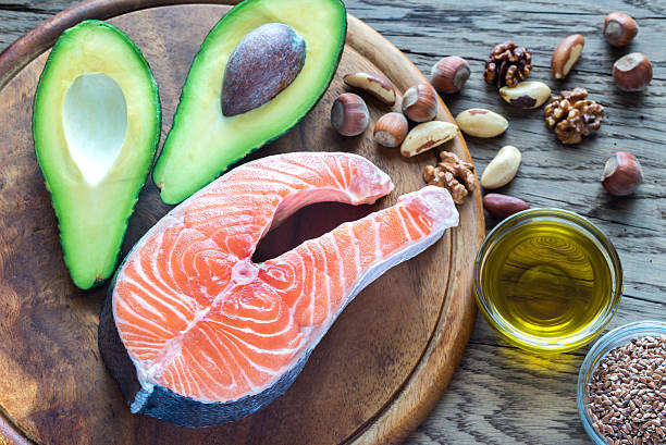 istock Food with Omega-3 fats 637216748