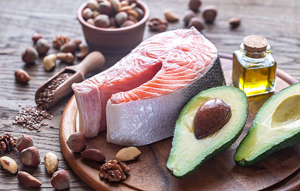 istock Food with Omega-3 fats 637216808
