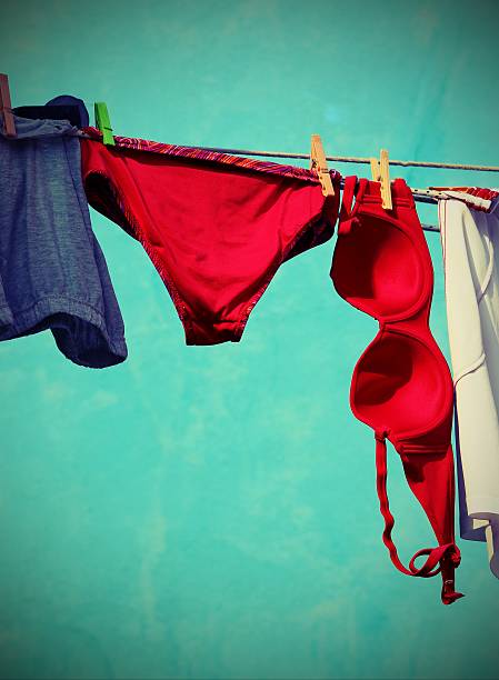 istock BRA and panties hanging in the sun 637221954