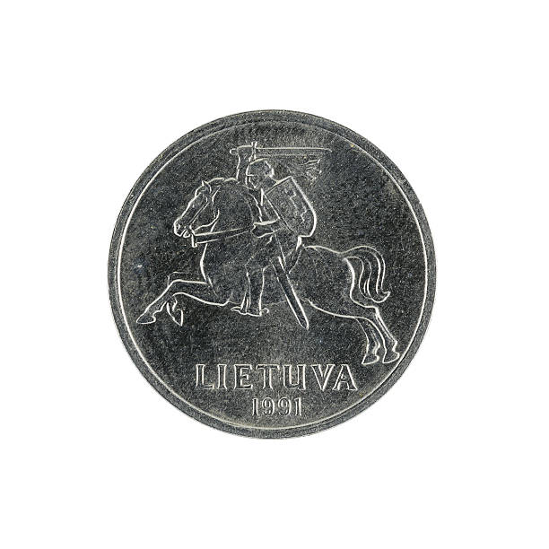istock one lithuanian centas coin (1991) isolated on white background 637224682