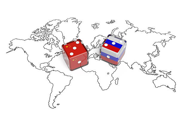 istock Negotiation between Russia and China (political concept) 637225130