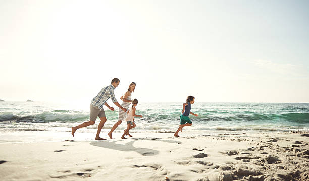 istock They love to play tag on the beach 637225138