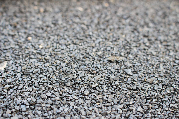 istock Coarse gravel, black and gray 637227010