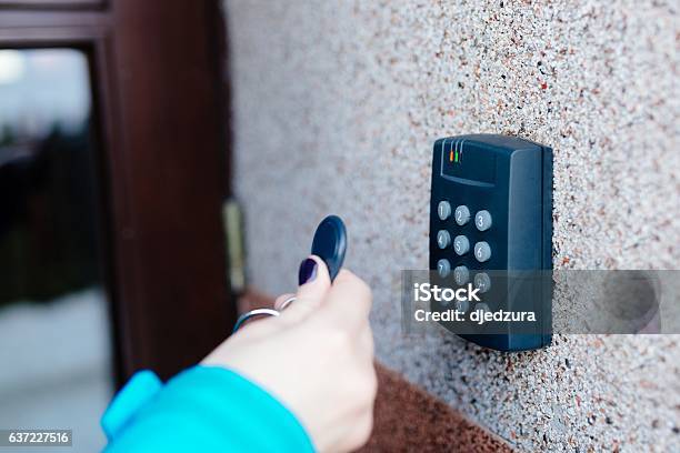 Woman Opening House Doors Stock Photo - Download Image Now - Control, Accessibility, Door