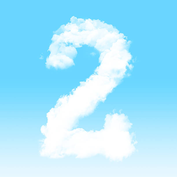istock Number cloud alphabet font at sky background 637228124
