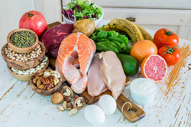 istock Selection of food for weight loss 637229652