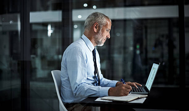 istock Preparing for a meeting overnight 637234226
