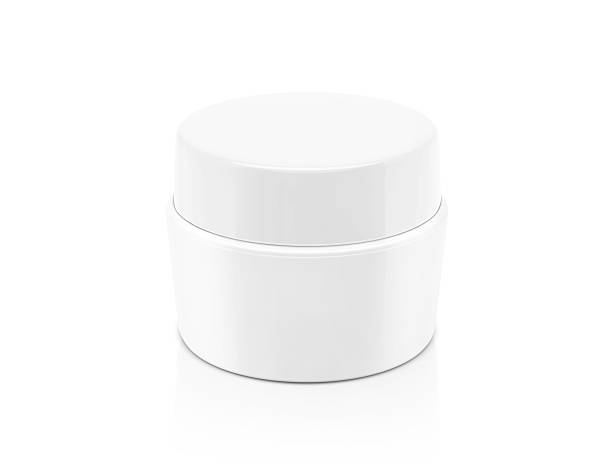istock blank packaging white cosmetic cream pot isolated on white 637235406