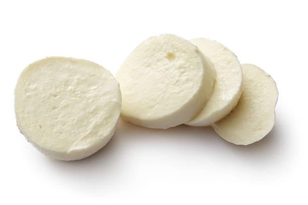 Cheese: Mozzarella Isolated on White Background http://www.stefstef.nl/banners2/italianingredients.jpg mozzarella stock pictures, royalty-free photos & images