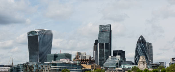Panoramic view of London skyline