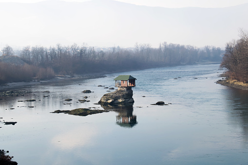 House on river Drina