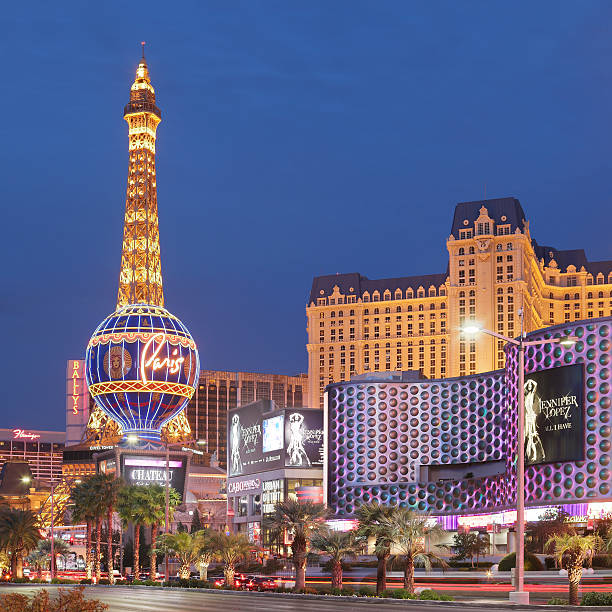 Las Vegas, USA - April 8, 2014: The Welcome to Fabulous Las Vegas sign on Las Vegas Strip. Landmark funded in May 1959 and erected soon after by Western Neon.
