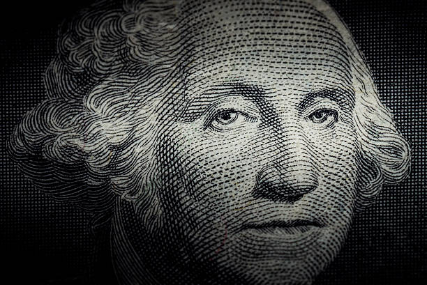 George Washington Close up photo of George Washington on One Dollar bill george washington photos stock pictures, royalty-free photos & images