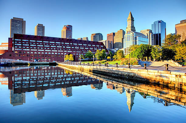 istock Boston skyline including the Custom House Tower 637244970